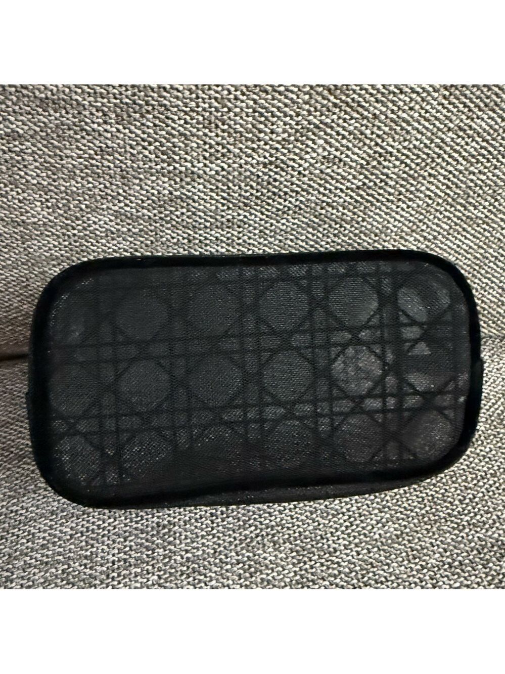 Dior Beauty Makeup Bag Mesh Black Small Pouch Gift Luxury Authentic - Picture 9 of 16